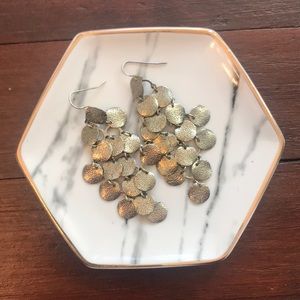 Vintage Style Gold “Coin” Earrings